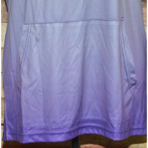 American Cancer Society Relay For Life Unisex M Purple Ombre Hooded Sweatshirt - Picture 4 of 13